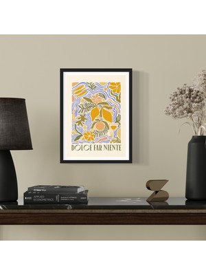 Decotorium Çerçeveli Tablo Flower Market Serisi Mdf Tablo FLO/013