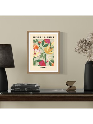 Decotorium Çerçeveli Tablo Flower Market Serisi Mdf Tablo FLO/018