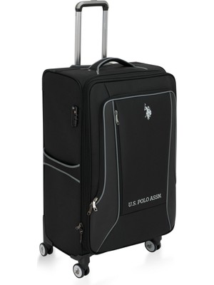 U.S. Polo Assn. 24020 Orta Boy Ultra Light Hafif Lüx Kumaş Tekerlekli Valiz