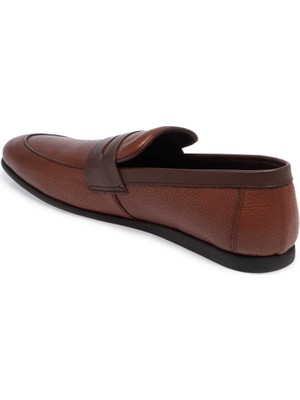 Taba Deri Erkek Loafer - E24I1AY56590-B67