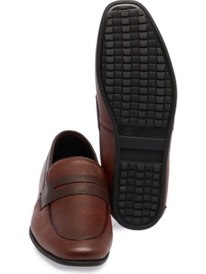 Taba Deri Erkek Loafer - E24I1AY56590-B67