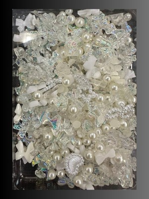 Fontenay 3D Tırnak Süsleri Tırnak Charmlar  Kurdele Kalp Gül Ayıcık Nail Charms Nail Art Objeleri 500 Adet