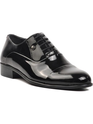 Pierre Cardin 70PC20 Groom Siyah Rugan  Deri Erkek Klasik Ayakkabı