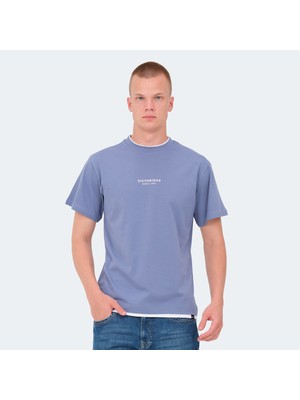 Slazenger VRENI Erkek Tişört Mavi