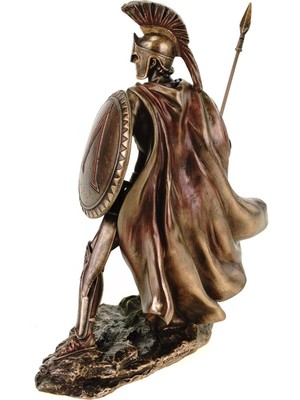 Otantik Mızrak ve Kalkanlı Leonidas Biblo 34 cm