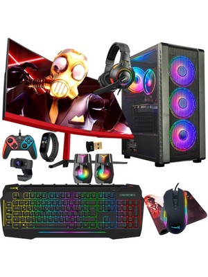 Turbox TX5425 I5 6400 16GB Ram 512GB SSD 4gb GTX750TI 23.6 Inç 100Hz Curved Oyuncu Masaüstü Bilgisayarı