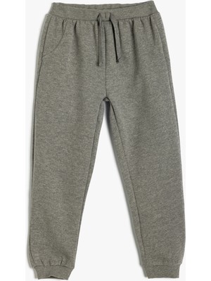 Koton Basic Eşofman Altı Beli Bağlamalı Cepli