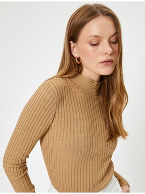 Koton Dik Yaka Kazak Uzun Kollu Kaşkorse