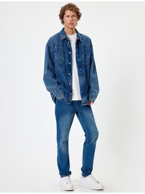 Koton Slim Fit Kot Pantolon - Brad Jean