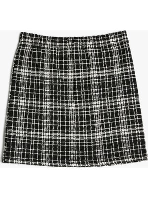 Koton Basic Mini Etek Beli Lastikli Dar Kesim