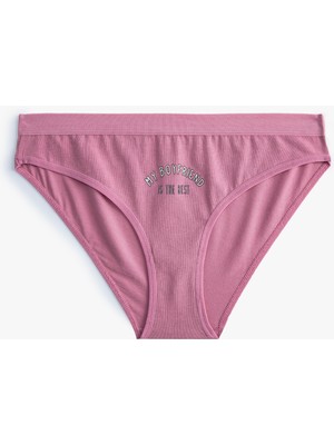 Koton Pamuklu Brief Külot Baskılı