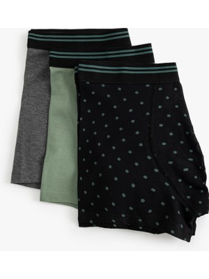 Koton 3'lü Boxer Seti Puantiyeli Çok Renkli