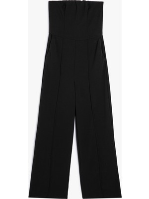 Koton Straplez Tulum Cep Detaylı Nervürlü