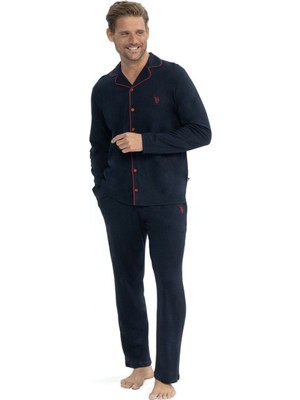 U.S. Polo Assn. Erkek Pijama Takımı Pamuklu İçerik ve Yumuşak Kumaşla Günlük Kullanıma Uygun