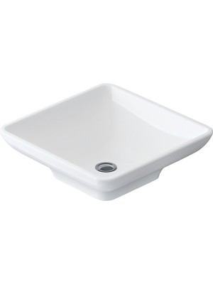 İdevit Kare Tezgah Üstü Lavabo 48 cm