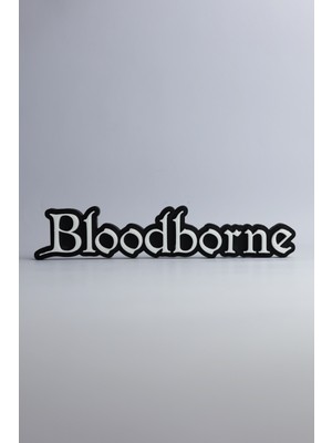 Domini Bloodborne - 3 Boyutlu Tabela 20CM x 4cm x 1.5cm