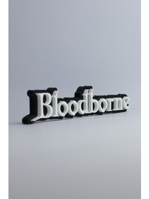 Domini Bloodborne - 3 Boyutlu Tabela 20CM x 4cm x 1.5cm