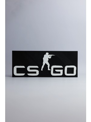 Domini Counter-Strike: Global Offensive - Cs:go - 3 Boyutlu Tabela 20CM x 8cm x 1.5cm