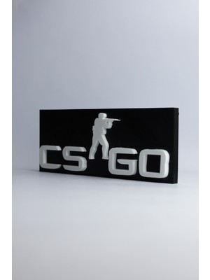 Domini Counter-Strike: Global Offensive - Cs:go - 3 Boyutlu Tabela 20CM x 8cm x 1.5cm