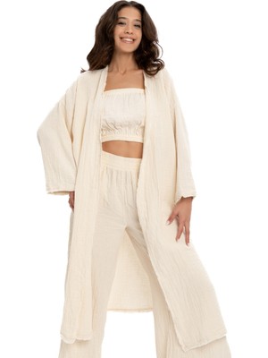 Husufi Holly Naturel Kimono