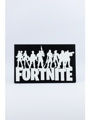 Domini Fortnite- 3 Boyutlu Tabela - 20CM x 12.5cm x 1.5cm