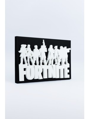 Domini Fortnite- 3 Boyutlu Tabela - 20CM x 12.5cm x 1.5cm