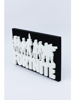 Domini Fortnite- 3 Boyutlu Tabela - 20CM x 12.5cm x 1.5cm