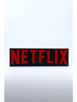 Domini Netflix - 3 Boyutlu Tabela - 18CM x 5.5cm x 1.5cm