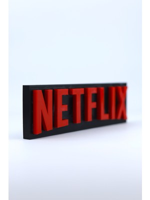 Domini Netflix - 3 Boyutlu Tabela - 18CM x 5.5cm x 1.5cm