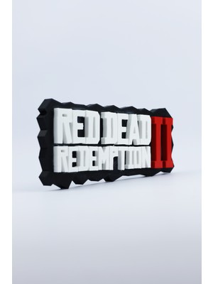 Domini Red Dead Redemption 2 - Rdr 2 - 3 Boyutlu Tabela - 20CM x 8cm x 1.5cm