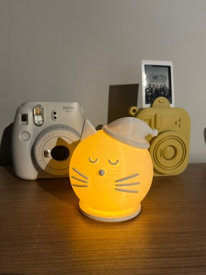 Root Made Sevimli Kedi Tealight Mumluk Dekoratif Kedi Masa Dekoru Konsol Süsü Dekoratif Hediye Şapkalı Kedi