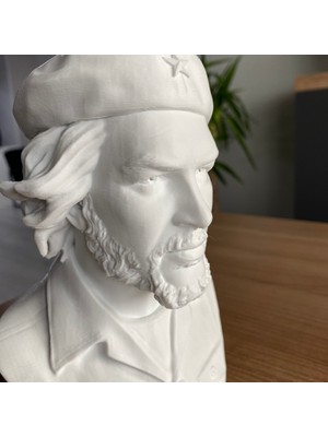 Root Made Che Guevara Büstü Dekoratif Obje Kitaplık Dekor Hediyelik Biblo