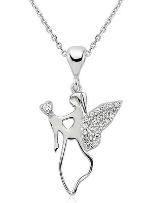 Gumush Gümüş Melek Annem Bayan Kolye