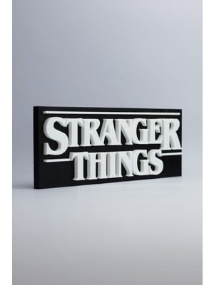 Domini Stranger Things - 3 Boyutlu Tabela - 20CM x 8cm x 1.5cm