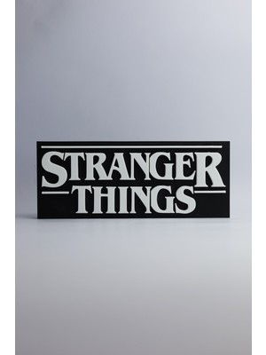 Domini Stranger Things - 3 Boyutlu Tabela - 20CM x 8cm x 1.5cm