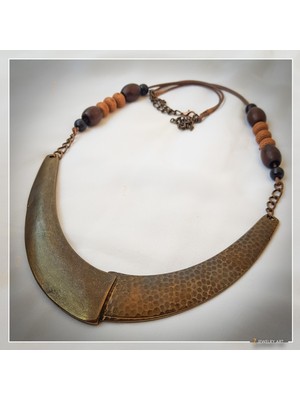 Z Jewelry Art Vekesa - El Yapımı Etnik Otantik Bohem Kadın Kolye - ZJA-K-0215