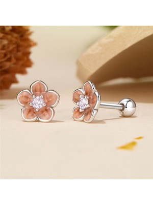 Merrill Kulaklar Merrıll Romantik Cherry Studs 925 Gümüş Kadınlar Için (Yurt Dışından)