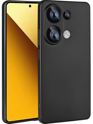 ZORE Xiaomi Poco M6 Pro 4g Uyumlu Alt Kılıf Premier Silikon Kapak-Siyah