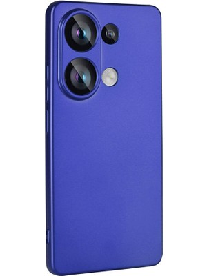 ZORE Xiaomi Redmi Note 13 4g Uyumlu Alt Kılıf Premier Silikon Kapak-Saks Mavi