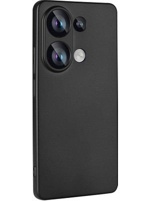 ZORE Xiaomi Redmi Note 13 4g Uyumlu Alt Kılıf Premier Silikon Kapak-Siyah