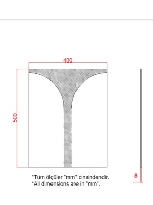 Tncn Mobilya Efes 50  Duvar Paneli (8 Adet) Dekoratif, Duvar Çıtası, Ahşap Duvar Paneli, Boyanabilir, Ham, Mdf