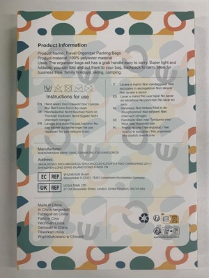 Deming Katlanabilir Su Geçirmez Paketleme Küpleri, 9 Adet Seyahat Düzenleyici Paketleme Çantaları, Seyahat, Bavul Paketleme Düzenleyiciler, Ayakkabı Çantalı, Giysiler, Bavul Ayakkabılar I (Yurt Dışından)