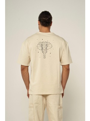 Hopely Constellation Elephant Oversized T-Shirt