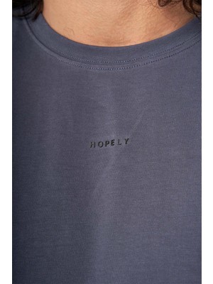 Hopely Purple Urban Floral Oversized T-Shirt