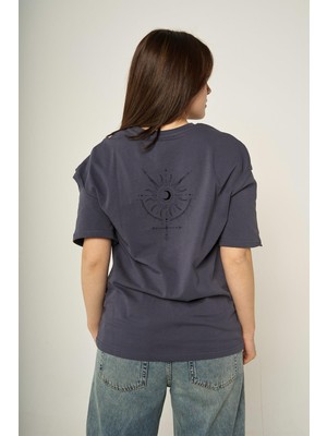 Hopely Moon And Sun Oversized T-Shirt