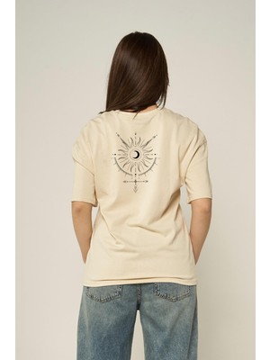 Hopely Moon And Sun Oversized T-Shirt