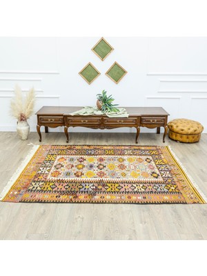 Soho Antiq Rissa Geometrik Tasarımlı El Dokuma Kilim 152X220 cm