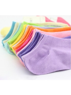 My Menora Socks 8 Çift Karışık Renk Kadın Patik Çorap