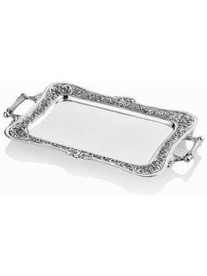  MAG-10509-SG  Kulplu Dikdörtgen Tepsi