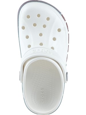 Crocs Bayaband Rainbow Çocuk Beyaz Terlik (209730-100)